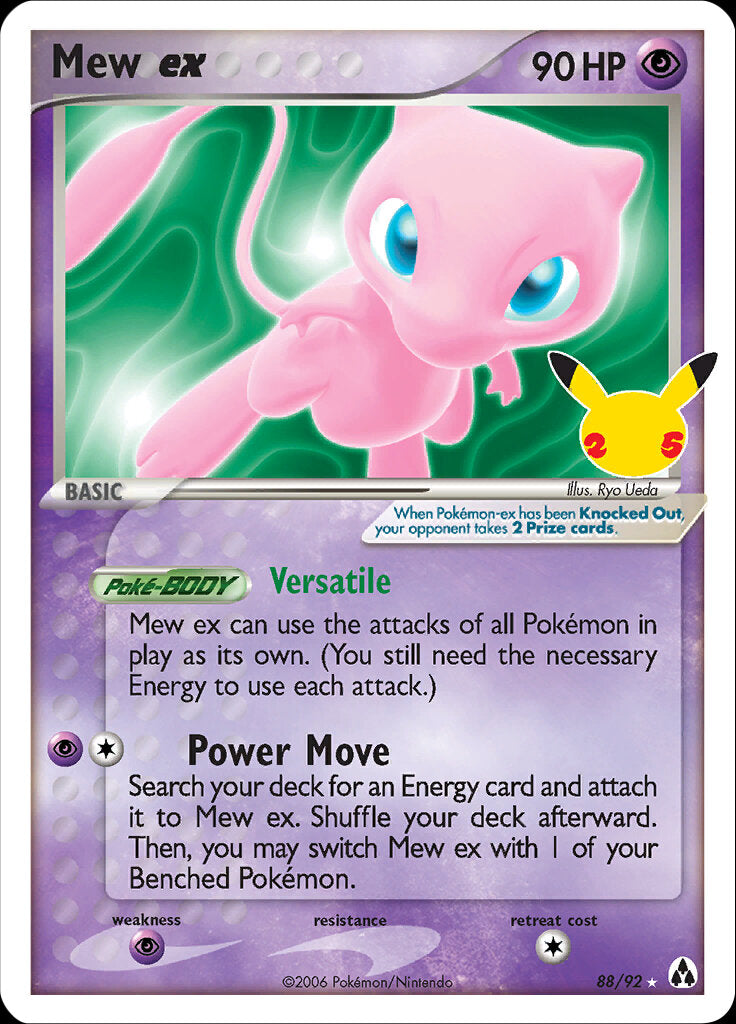 Mew ex (88/92) [Celebrations: 25th Anniversary - Classic Collection] - Card Brawlers | Quebec | Canada | Yu-Gi-Oh!