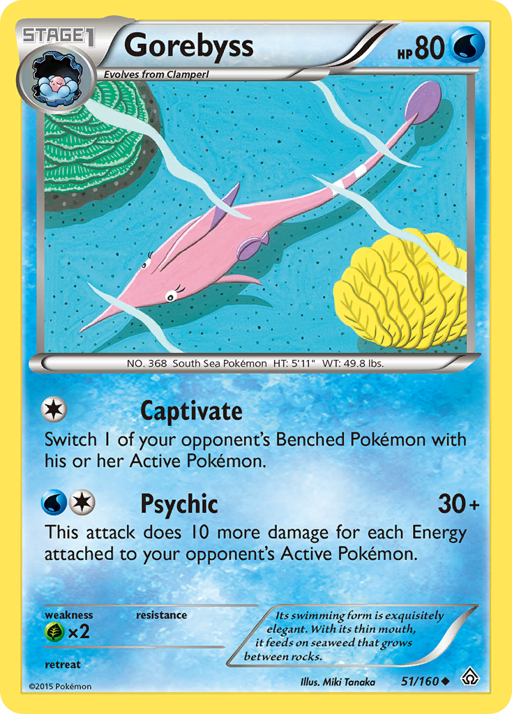 Gorebyss (51/160) [XY: Primal Clash] - Card Brawlers | Quebec | Canada | Yu-Gi-Oh!