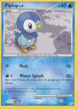 Piplup (5/12) [Diamond & Pearl: Trainer Kit - Manaphy] - Card Brawlers | Quebec | Canada | Yu-Gi-Oh!