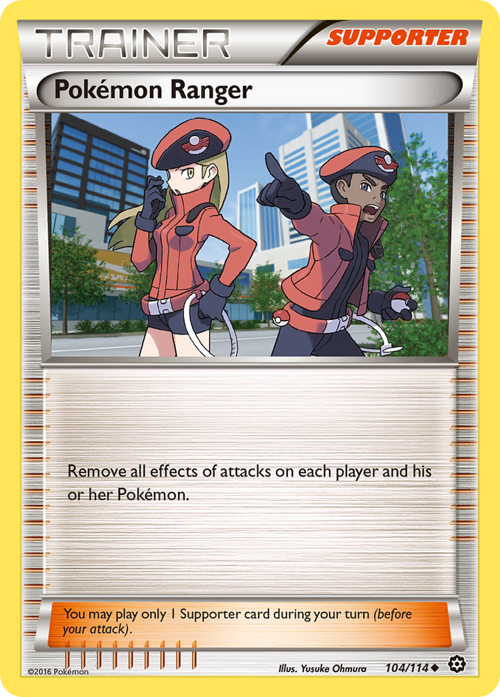 Pokemon Ranger (104/114) [XY: Steam Siege] - Card Brawlers | Quebec | Canada | Yu-Gi-Oh!