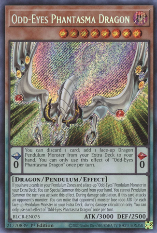Odd-Eyes Phantasma Dragon [BLCR-EN075] Secret Rare - Card Brawlers | Quebec | Canada | Yu-Gi-Oh!