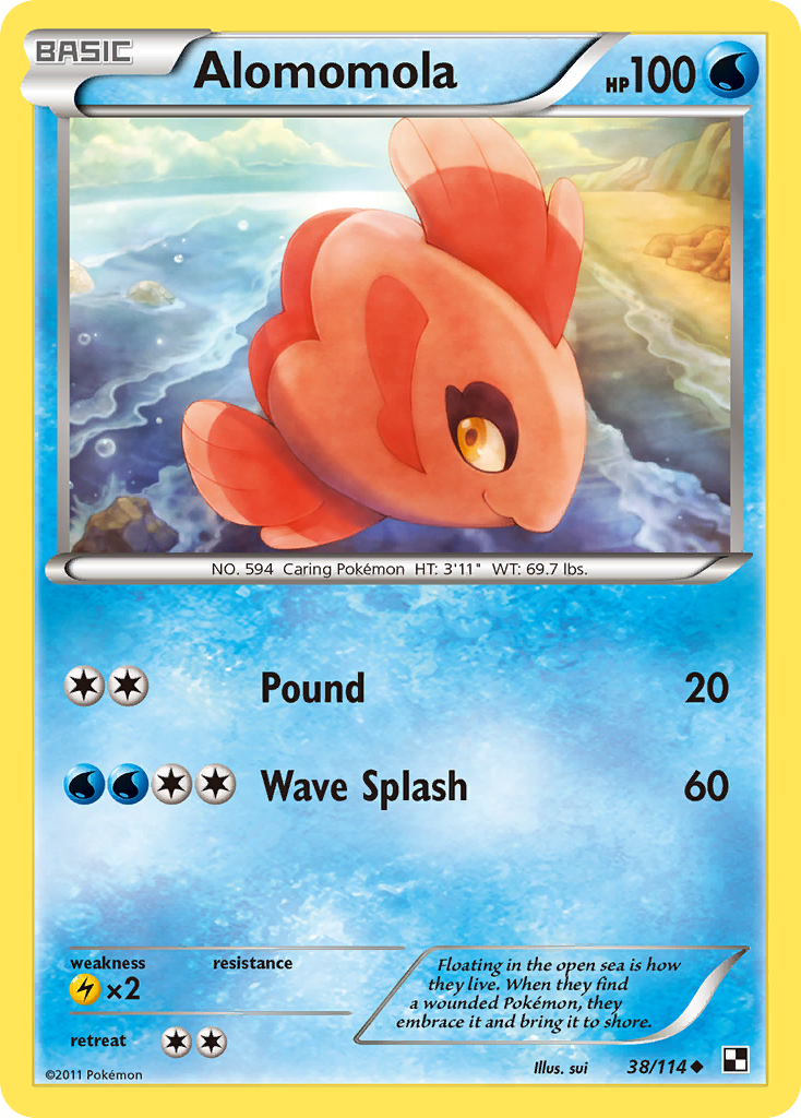 Alomomola (38/114) [Black & White: Base Set] - Card Brawlers | Quebec | Canada | Yu-Gi-Oh!