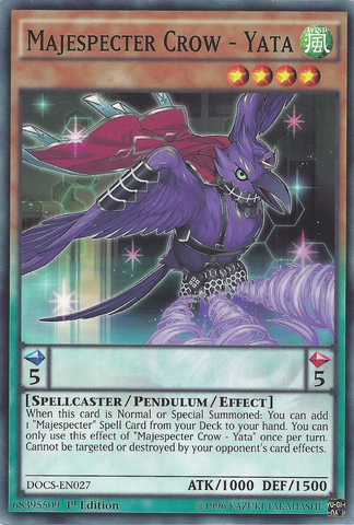 Majespecter Crow - Yata [DOCS-EN027] Common - Card Brawlers | Quebec | Canada | Yu-Gi-Oh!