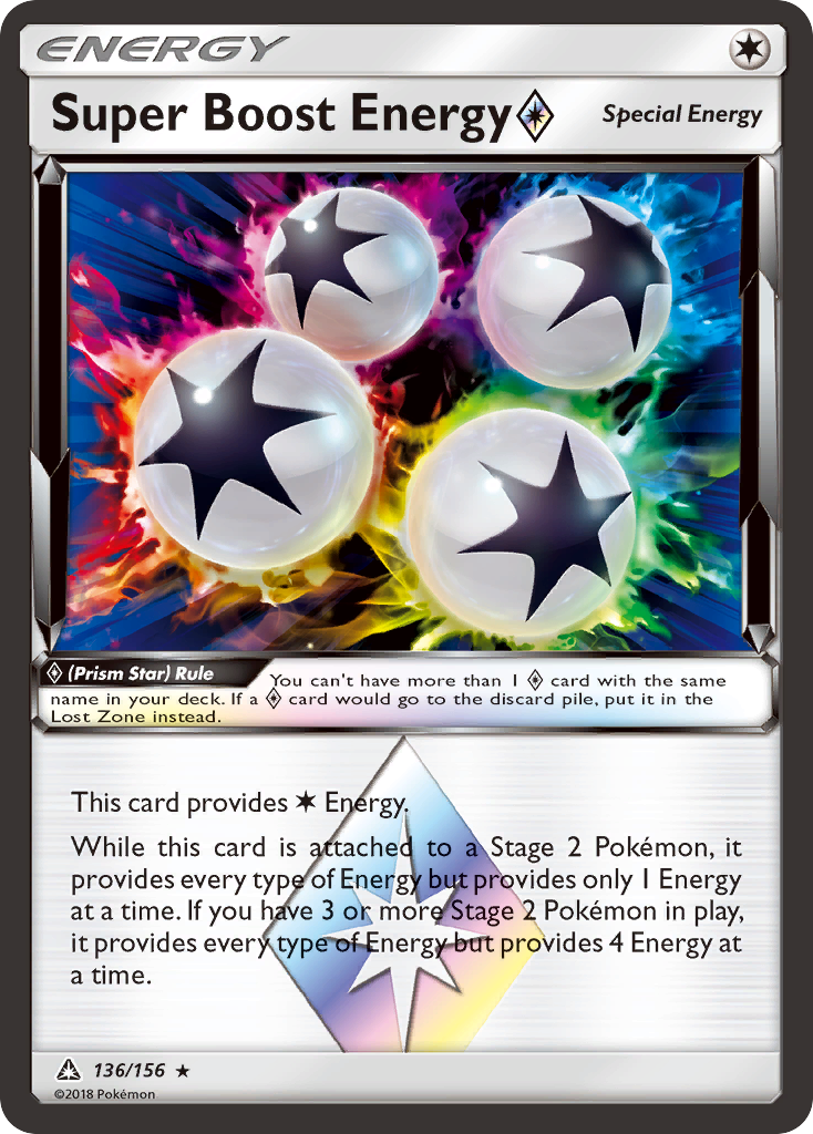 Super Boost Energy (136/156) (Prism Star) [Sun & Moon: Ultra Prism] - Card Brawlers | Quebec | Canada | Yu-Gi-Oh!