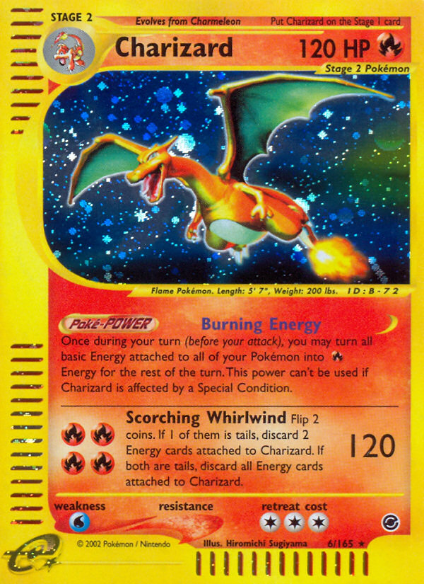 Charizard (6/165) [Expedition: Base Set] - Card Brawlers | Quebec | Canada | Yu-Gi-Oh!