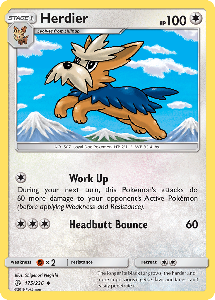 Herdier (175/236) [Sun & Moon: Cosmic Eclipse] - Card Brawlers | Quebec | Canada | Yu-Gi-Oh!