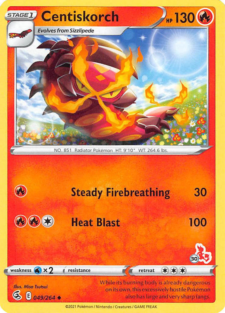 Centiskorch (49/264) (Cinderace Stamp #30) [Battle Academy 2022] - Card Brawlers | Quebec | Canada | Yu-Gi-Oh!