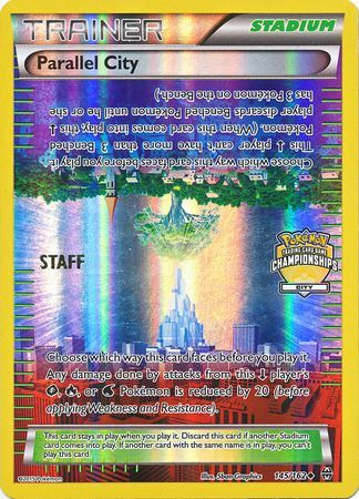 Parallel City (145/162) (Championship Promo Staff) [XY: BREAKthrough] - Card Brawlers | Quebec | Canada | Yu-Gi-Oh!