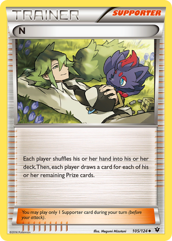 N (105/124) [XY: Fates Collide] - Card Brawlers | Quebec | Canada | Yu-Gi-Oh!