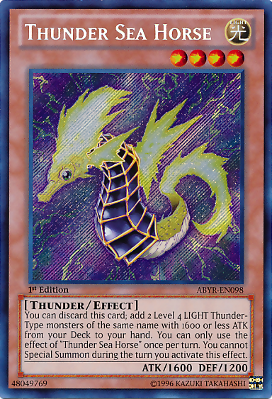 Thunder Sea Horse [ABYR-EN098] Secret Rare - Card Brawlers | Quebec | Canada | Yu-Gi-Oh!