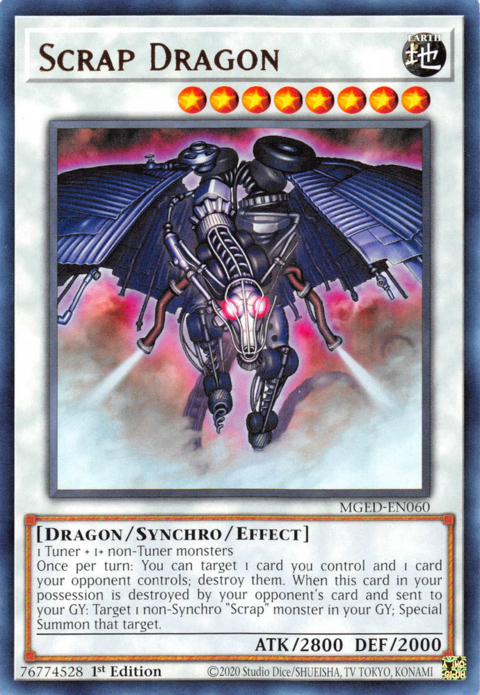 Scrap Dragon [MGED-EN060] Rare - Card Brawlers | Quebec | Canada | Yu-Gi-Oh!