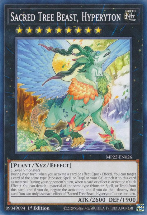 Sacred Tree Beast, Hyperyton [MP22-EN026] Common - Card Brawlers | Quebec | Canada | Yu-Gi-Oh!