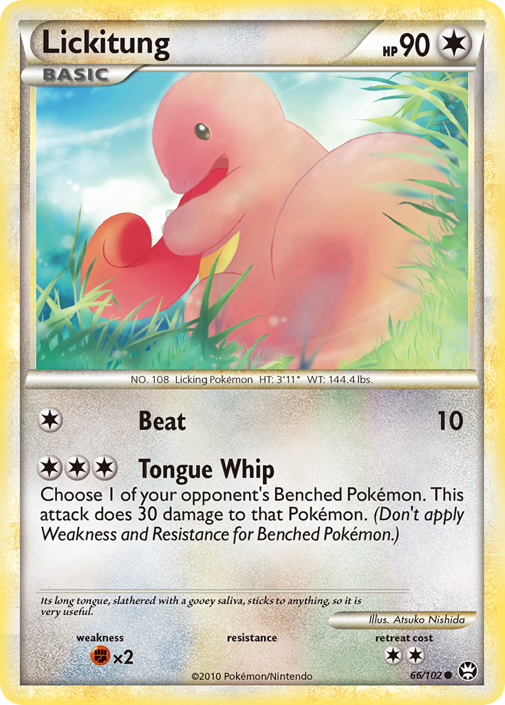 Lickitung (66/102) [HeartGold & SoulSilver: Triumphant] - Card Brawlers | Quebec | Canada | Yu-Gi-Oh!