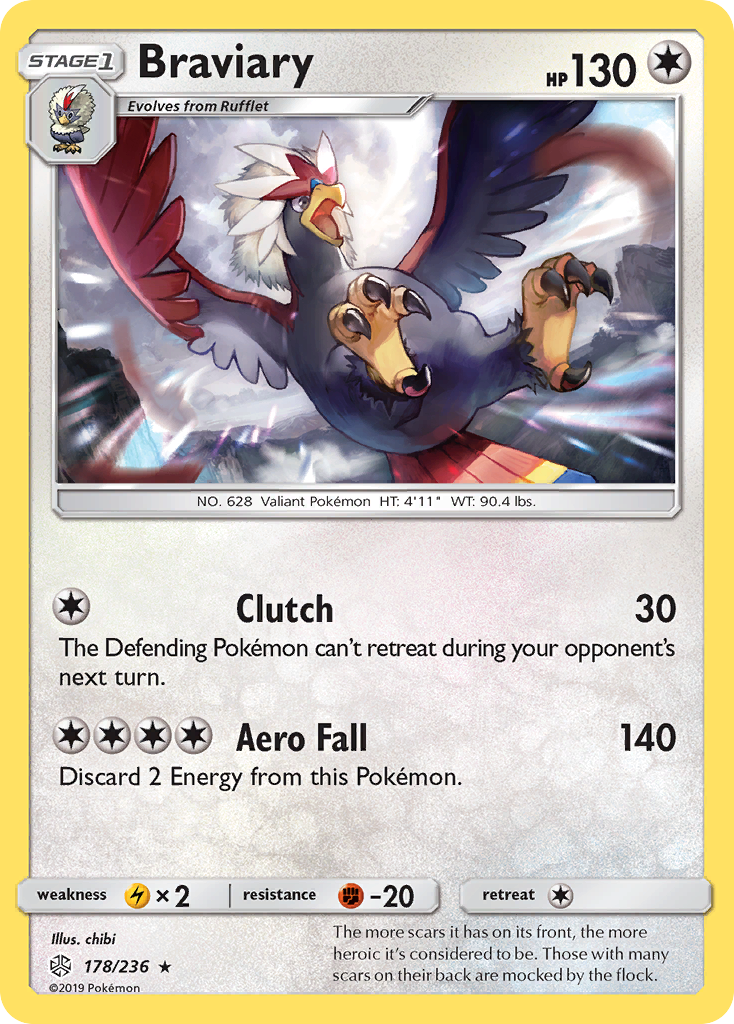 Braviary (178/236) [Sun & Moon: Cosmic Eclipse] - Card Brawlers | Quebec | Canada | Yu-Gi-Oh!