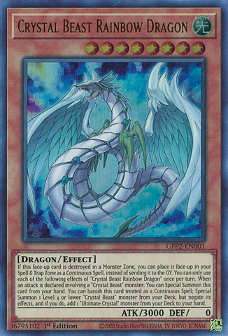 Crystal Beast Rainbow Dragon [GFP2-EN001] Ultra Rare - Card Brawlers | Quebec | Canada | Yu-Gi-Oh!