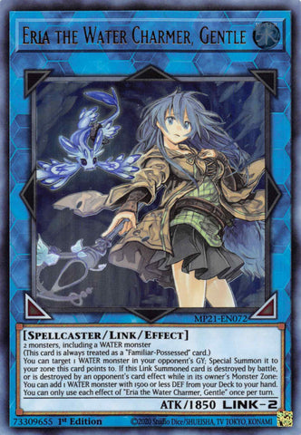 Eria the Water Charmer, Gentle [MP21-EN072] Ultra Rare - Card Brawlers | Quebec | Canada | Yu-Gi-Oh!