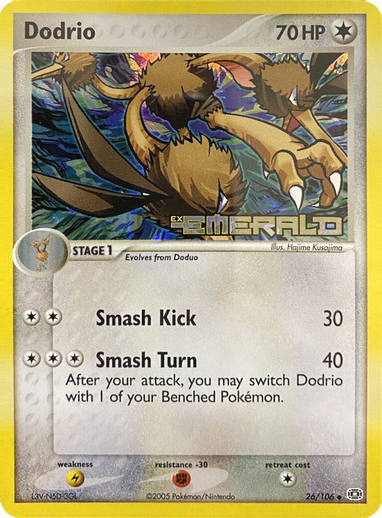 Dodrio (26/106) (Stamped) [EX: Emerald] - Card Brawlers | Quebec | Canada | Yu-Gi-Oh!
