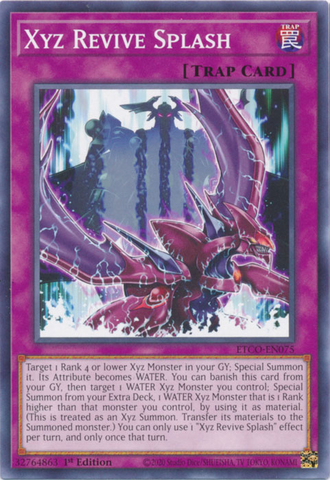 Xyz Revive Splash [ETCO-EN075] Common - Card Brawlers | Quebec | Canada | Yu-Gi-Oh!