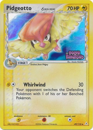 Pidgeotto (49/110) (Delta Species) (Stamped) [EX: Holon Phantoms] - Card Brawlers | Quebec | Canada | Yu-Gi-Oh!