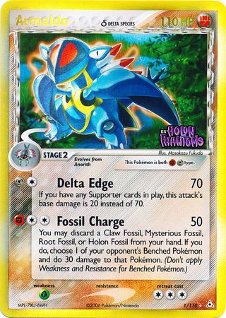 Armaldo (1/110) (Delta Species) (Stamped) [EX: Holon Phantoms] - Card Brawlers | Quebec | Canada | Yu-Gi-Oh!