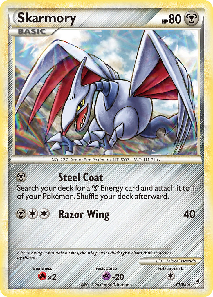 Skarmory (31/95) [HeartGold & SoulSilver: Call of Legends] - Card Brawlers | Quebec | Canada | Yu-Gi-Oh!