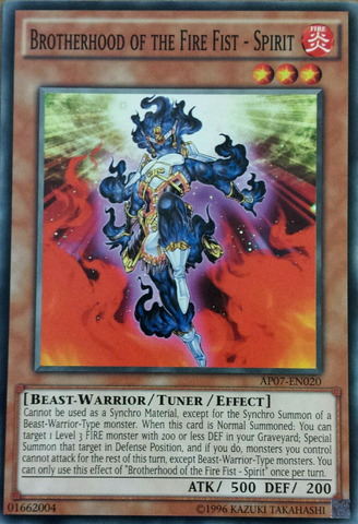 Brotherhood of the Fire Fist - Spirit [AP07-EN020] Common - Yu-Gi-Oh! - Card Brawlers | Quebec | Canada |