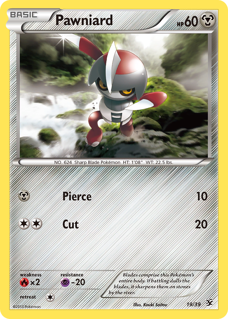 Pawniard (19/39) [XY: Kalos Starter Set] - Card Brawlers | Quebec | Canada | Yu-Gi-Oh!