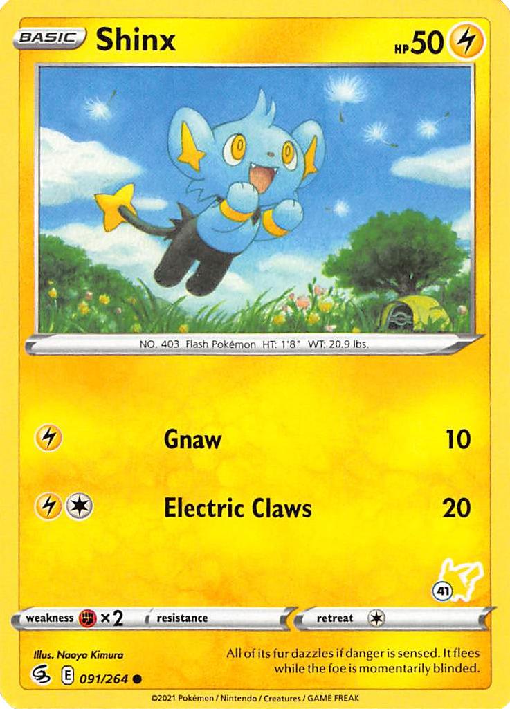 Shinx (091/264) (Pikachu Stamp #41) [Battle Academy 2022] - Card Brawlers | Quebec | Canada | Yu-Gi-Oh!