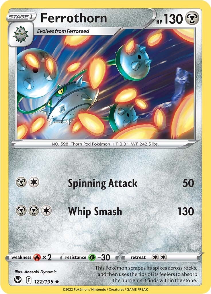 Ferrothorn (122/195) [Sword & Shield: Silver Tempest] - Card Brawlers | Quebec | Canada | Yu-Gi-Oh!