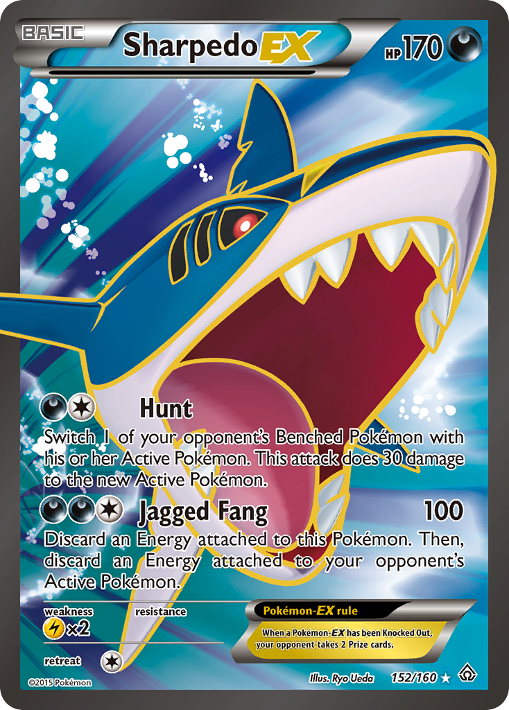 Sharpedo EX (152/160) [XY: Primal Clash] - Card Brawlers | Quebec | Canada | Yu-Gi-Oh!