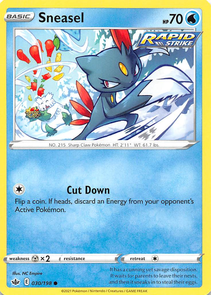 Sneasel (030/198) [Sword & Shield: Chilling Reign] - Card Brawlers | Quebec | Canada | Yu-Gi-Oh!