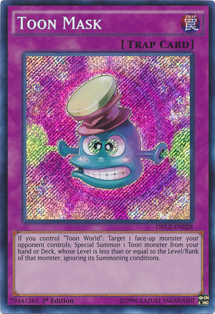 Toon Mask [DRL2-EN028] Secret Rare - Yu-Gi-Oh! - Card Brawlers | Quebec | Canada |