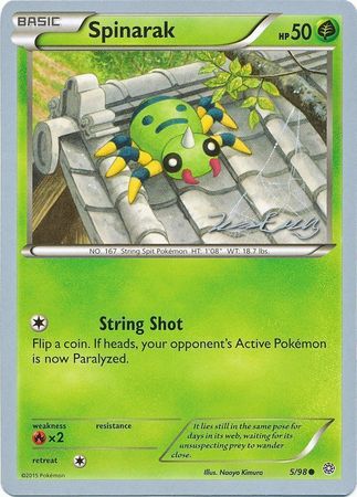 Spinarak (5/98) (Bebe - Jesper Eriksen) [World Championships 2016] - Card Brawlers | Quebec | Canada | Yu-Gi-Oh!