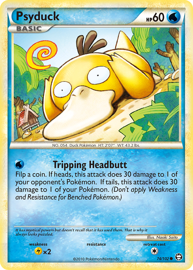 Psyduck (74/102) [HeartGold & SoulSilver: Triumphant] - Card Brawlers | Quebec | Canada | Yu-Gi-Oh!