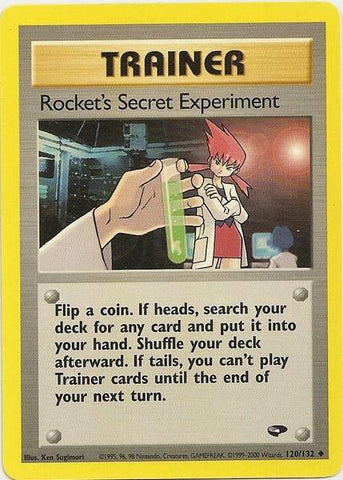 Rocket's Secret Experiment (120/132) [Gym Challenge Unlimited] - Card Brawlers | Quebec | Canada | Yu-Gi-Oh!