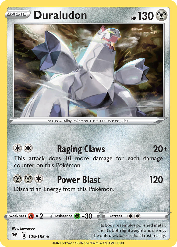 Duraludon (129/185) [Sword & Shield: Vivid Voltage] - Card Brawlers | Quebec | Canada | Yu-Gi-Oh!