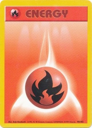 Fire Energy (98/102) [Base Set Unlimited] - Card Brawlers | Quebec | Canada | Yu-Gi-Oh!