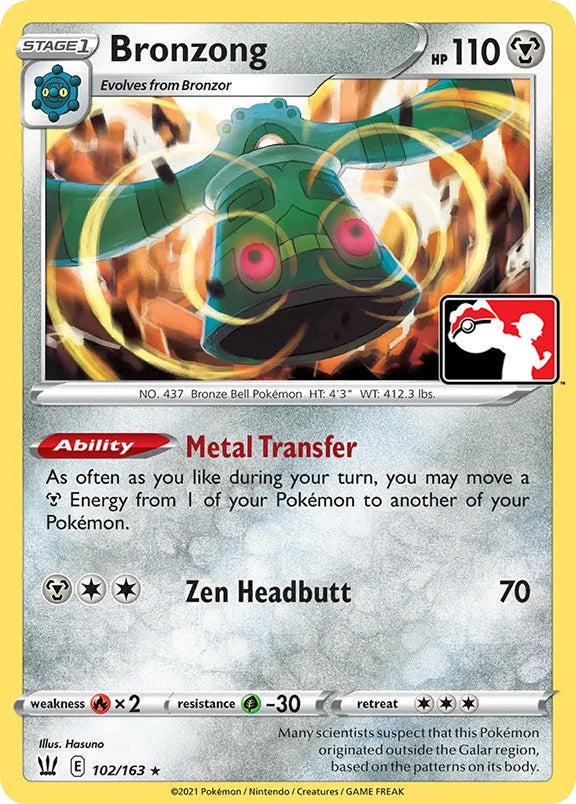 Bronzong (102/163) [Prize Pack Series One] - Card Brawlers | Quebec | Canada | Yu-Gi-Oh!