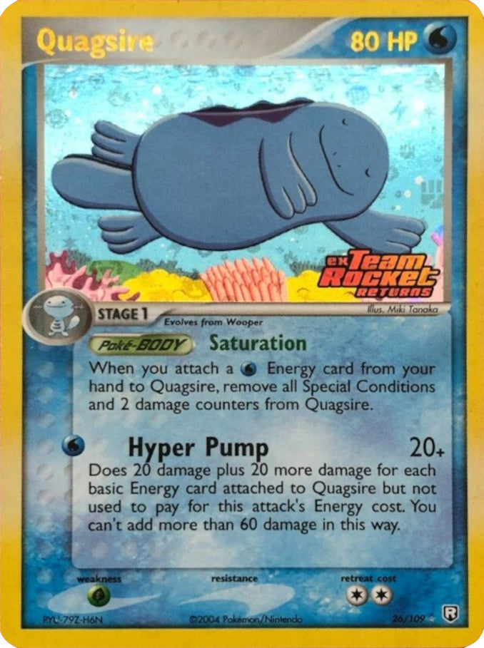 Quagsire (26/109) (Stamped) [EX: Team Rocket Returns] - Card Brawlers | Quebec | Canada | Yu-Gi-Oh!