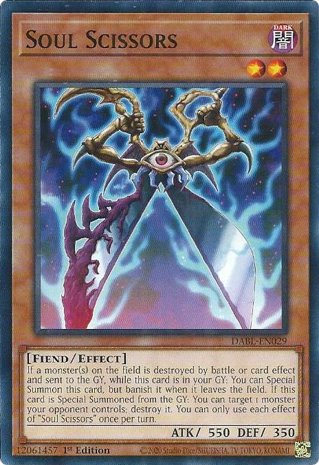 Soul Scissors [DABL-EN029] Common - Card Brawlers | Quebec | Canada | Yu-Gi-Oh!