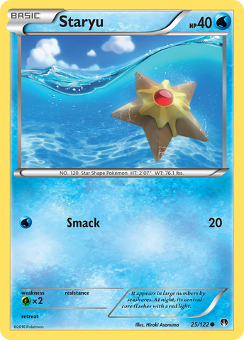 Staryu (25/122) [XY: BREAKpoint] - Card Brawlers | Quebec | Canada | Yu-Gi-Oh!