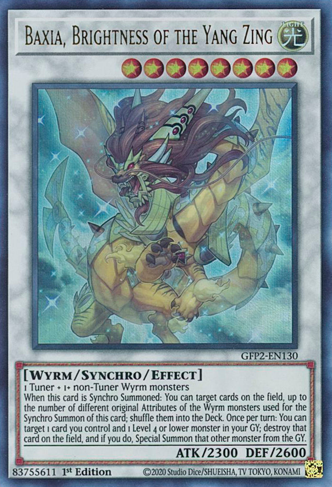 Baxia, Brightness of the Yang Zing [GFP2-EN130] Ultra Rare - Card Brawlers | Quebec | Canada | Yu-Gi-Oh!