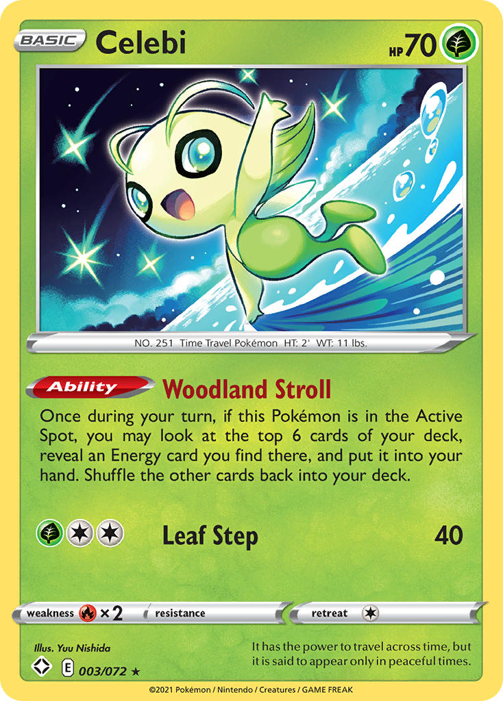 Celebi (003/072) [Sword & Shield: Shining Fates] - Card Brawlers | Quebec | Canada | Yu-Gi-Oh!