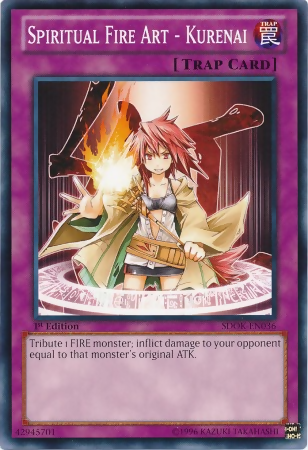 Spiritual Fire Art - Kurenai [SDOK-EN036] Common - Yu-Gi-Oh! - Card Brawlers | Quebec | Canada |