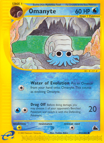 Omanyte (41/144) [Skyridge] - Card Brawlers | Quebec | Canada | Yu-Gi-Oh!