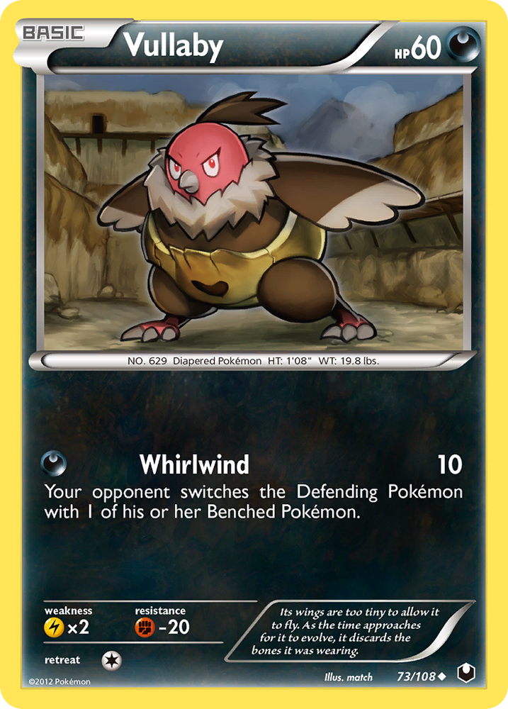 Vullaby (73/108) [Black & White: Dark Explorers] - Card Brawlers | Quebec | Canada | Yu-Gi-Oh!