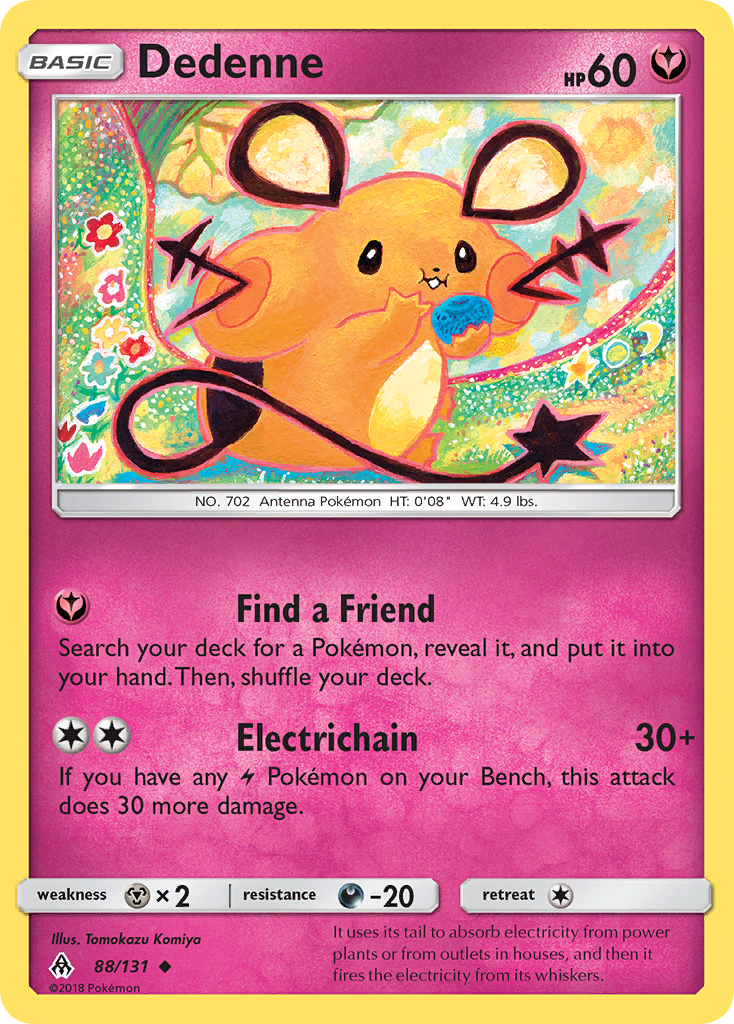 Dedenne (88/131) [Sun & Moon: Forbidden Light] - Card Brawlers | Quebec | Canada | Yu-Gi-Oh!