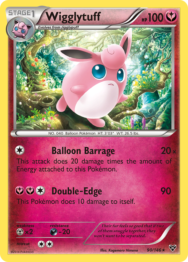 Wigglytuff (90/146) [XY: Base Set] - Card Brawlers | Quebec | Canada | Yu-Gi-Oh!