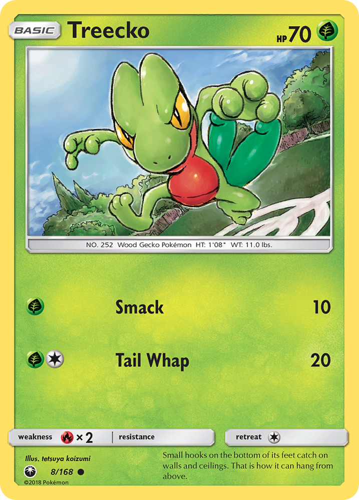 Treecko (8/168) [Sun & Moon: Celestial Storm] - Card Brawlers | Quebec | Canada | Yu-Gi-Oh!