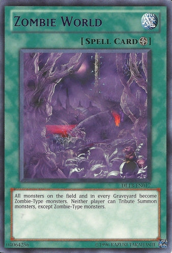 Zombie World (Blue) [DL13-EN017] Rare - Card Brawlers | Quebec | Canada | Yu-Gi-Oh!